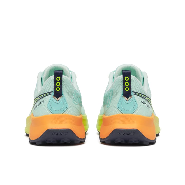 Saucony Women's Peregrine 16 Aqua/citron Saucony