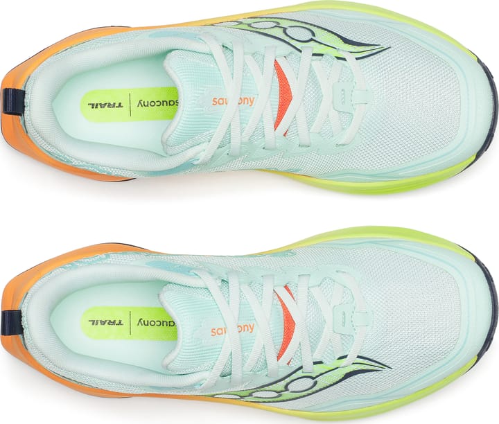 Saucony Women's Peregrine 16 Aqua/citron Saucony