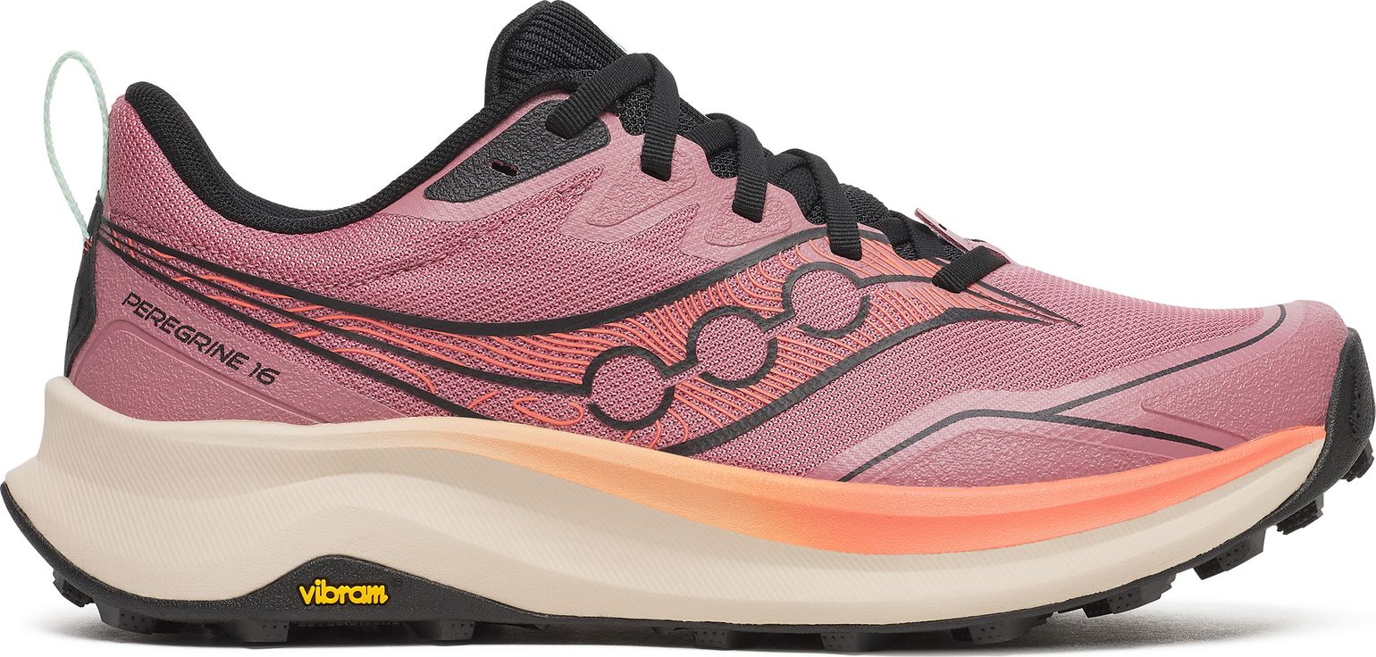 Saucony Women's Peregrine 16 Mauve/salmon