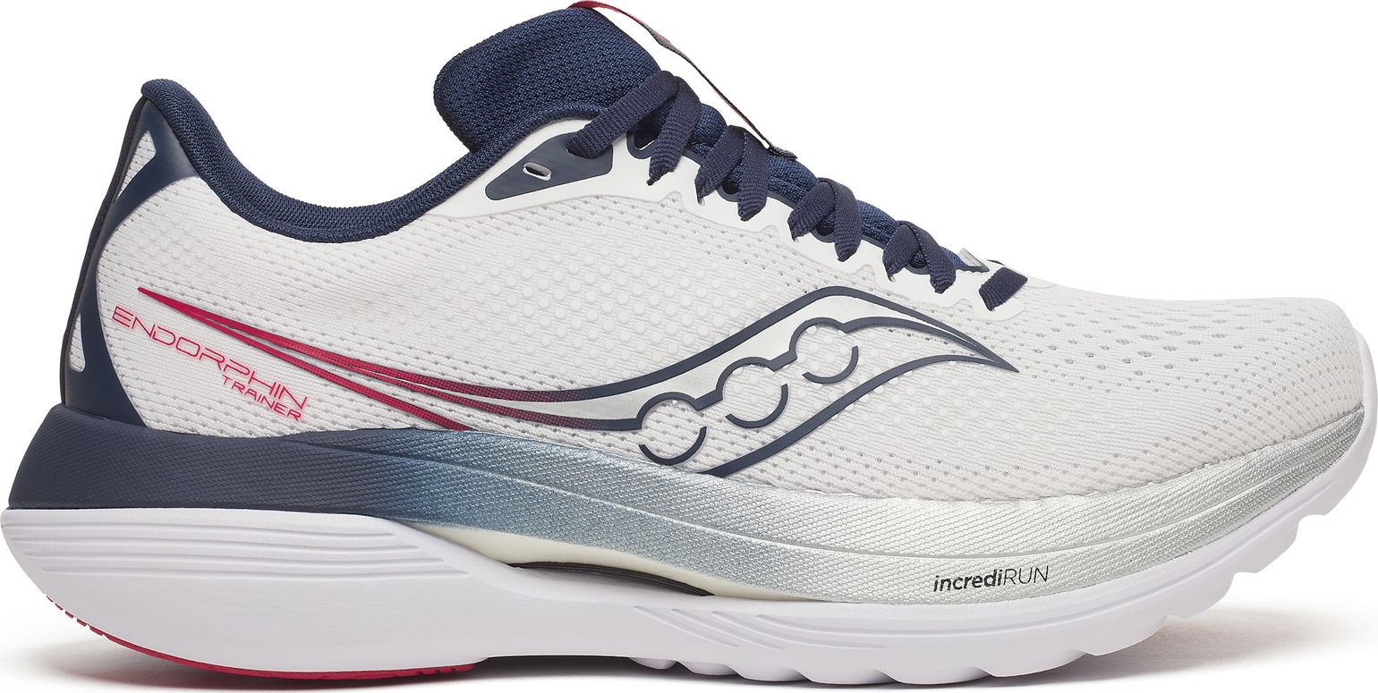 Saucony Men's Endorphin Trainer White/navy