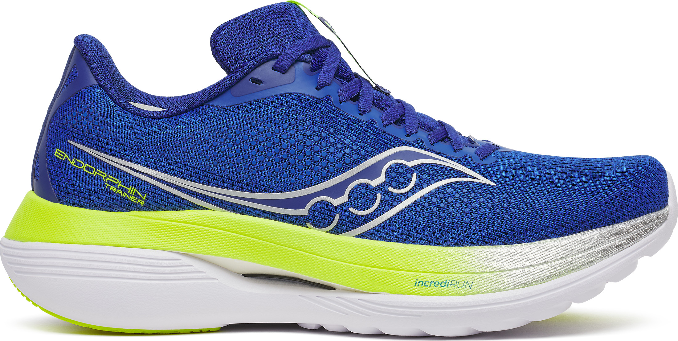 Saucony Men's Endorphin Trainer Lapis/citron Løpesko 40