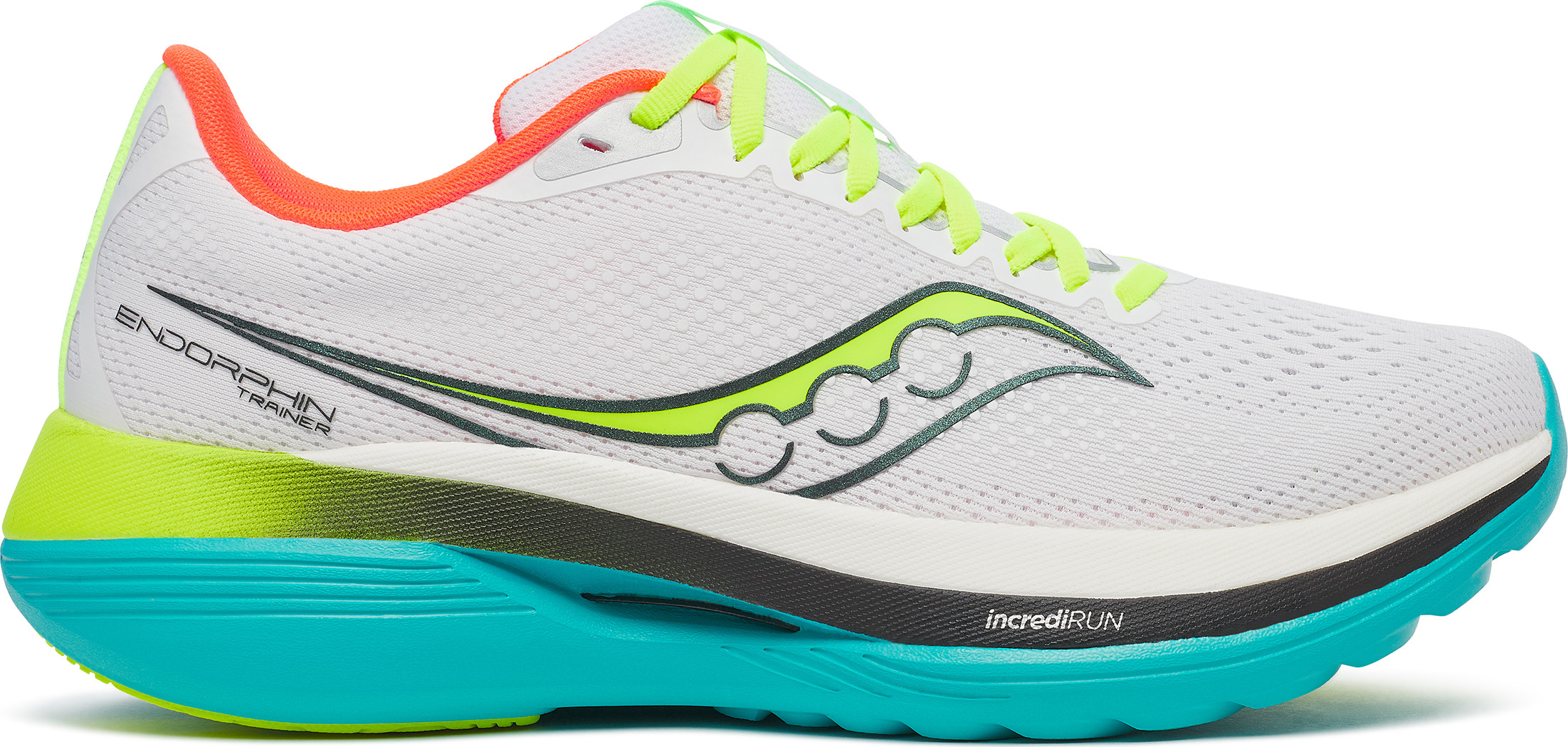 Saucony Men's Endorphin Trainer White/mutant Løpesko 43