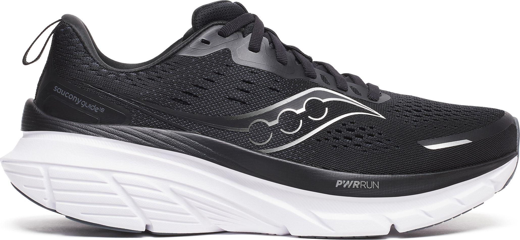 Saucony Men's Guide 18 Wide Black