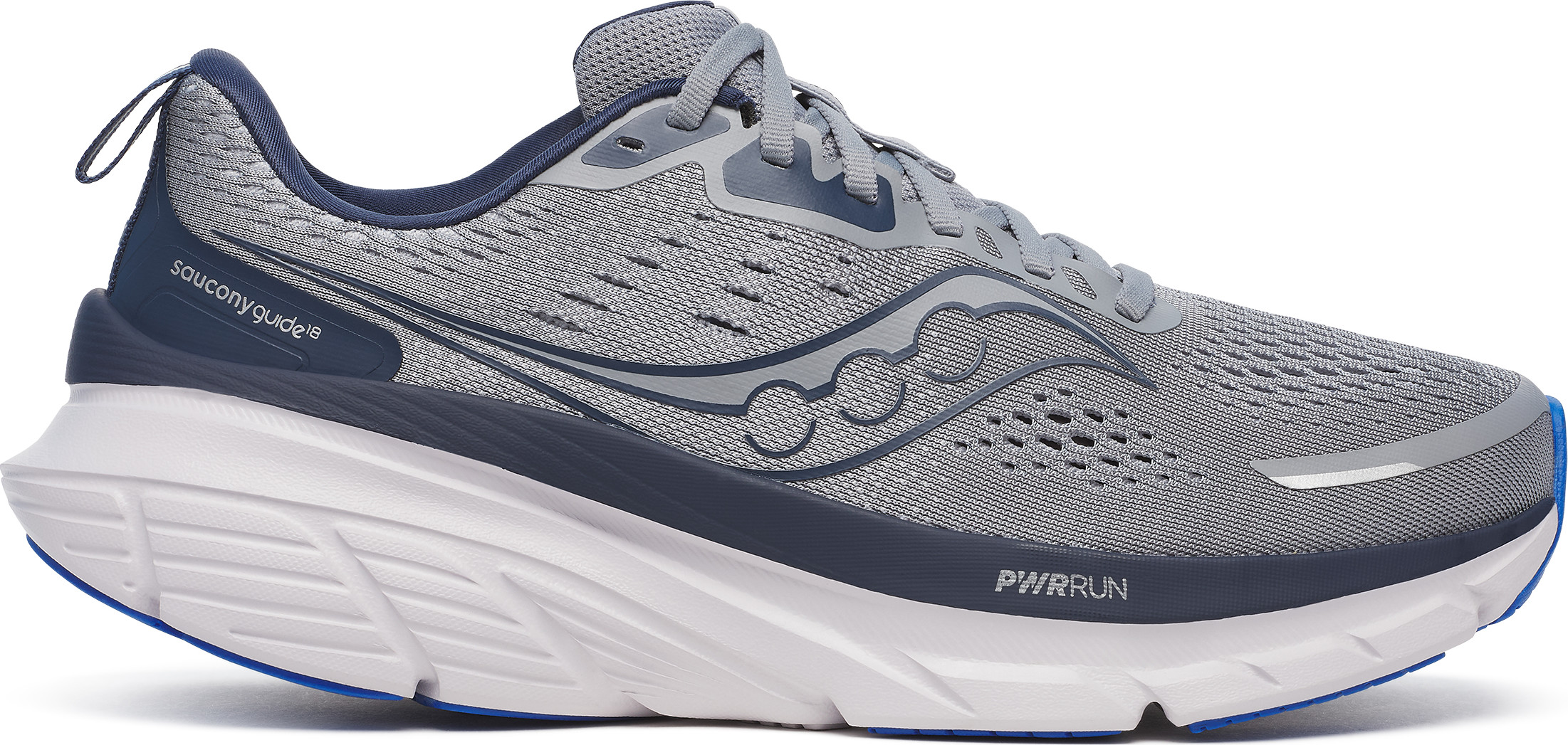 Saucony Men’s Guide 18 Wide Flint/Navy