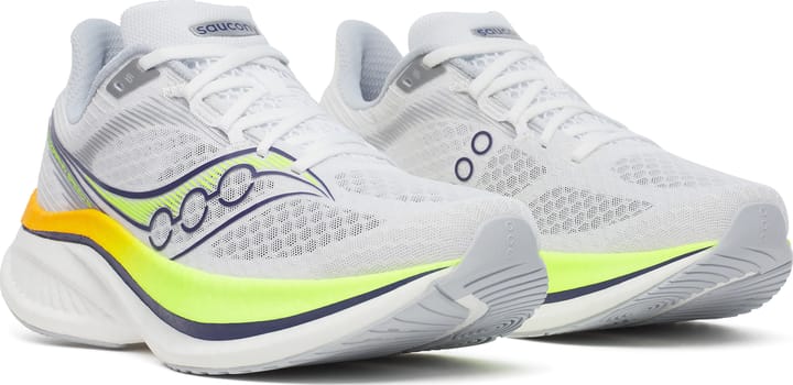 Saucony Men's Endorphin Speed 5 White/Citron Saucony Saucony Men's Endorphin Speed 5 White/Citron Saucony