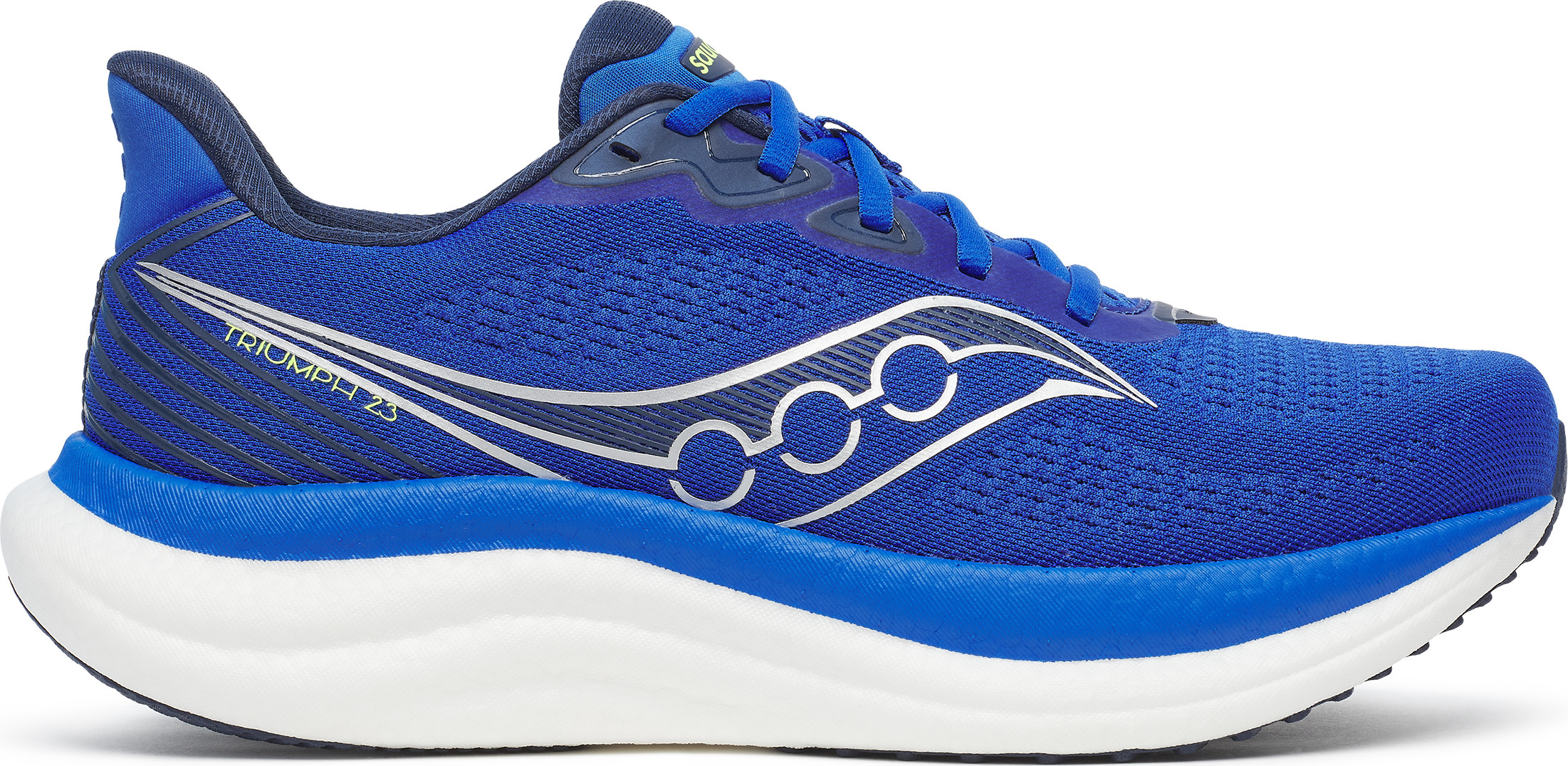 Saucony Men's Triumph 23 Lapis/silver Träningsskor 42