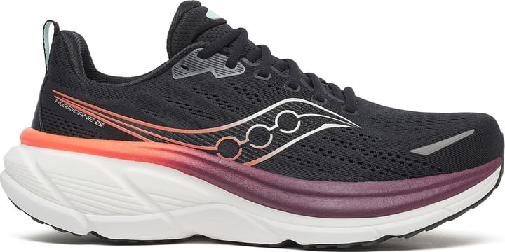 Saucony Men's Hurricane 25 Black/crimson Saucony