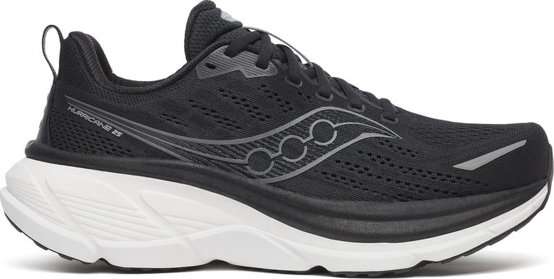 Saucony Men's Hurricane 25 Wide Black/white | Buy Saucony Men's