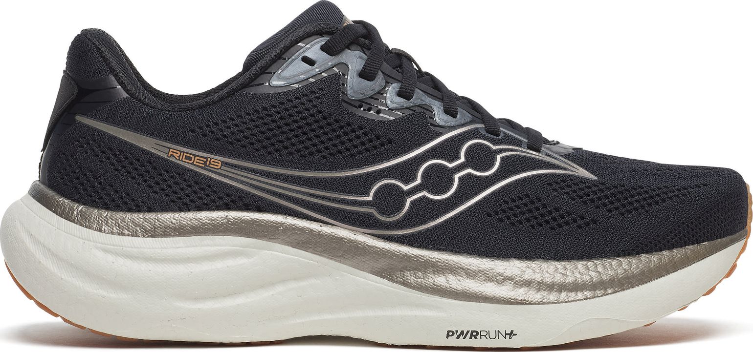 Saucony Men's Ride 19 Black/Pewter
