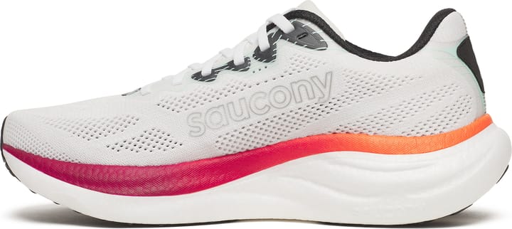 Saucony Men's Ride 19 White/Srimson Saucony