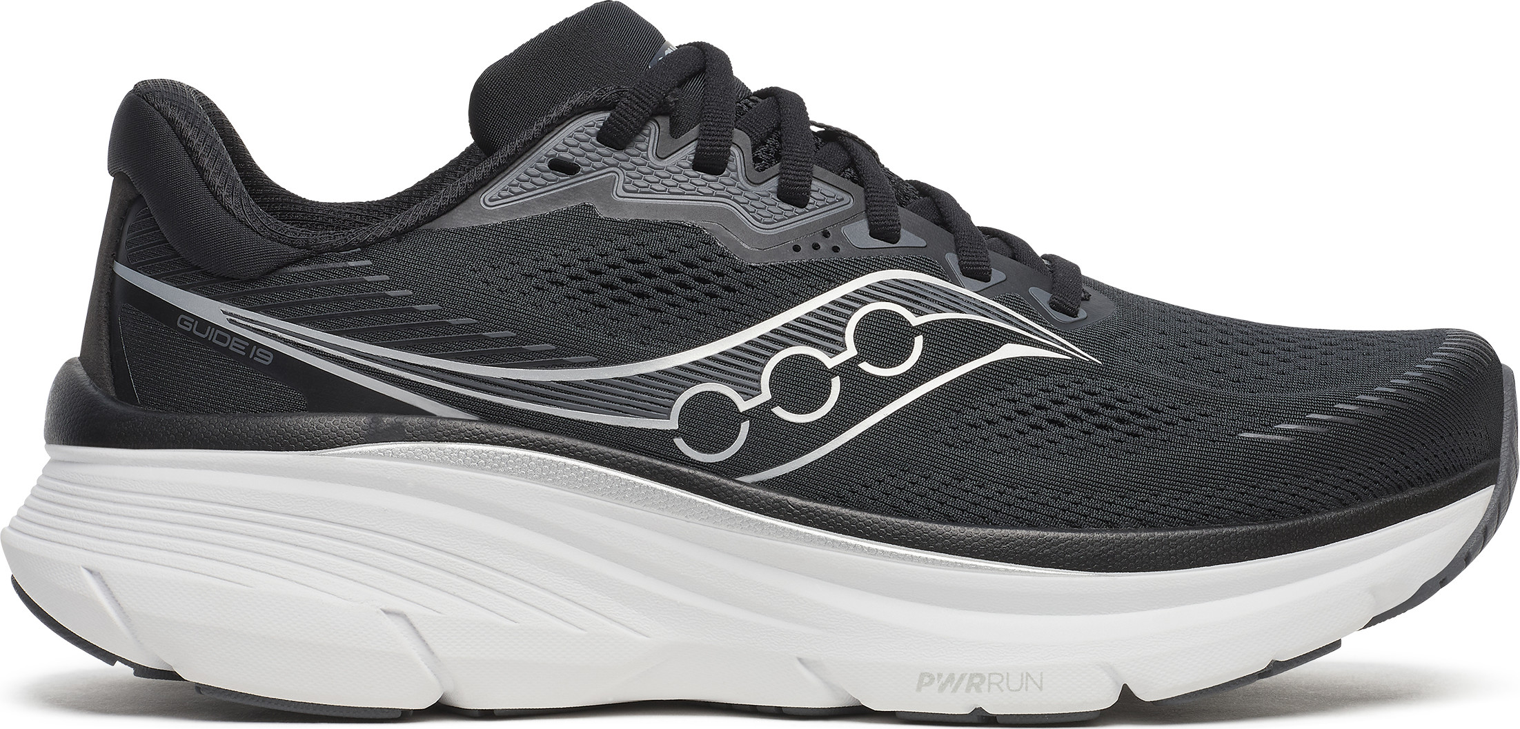Saucony Men's Guide 19 Black/silver
