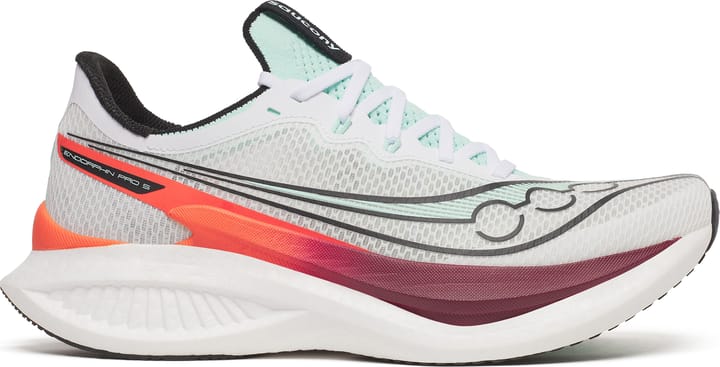 Saucony Men's Endorphin Pro 5 White/Crimson Saucony