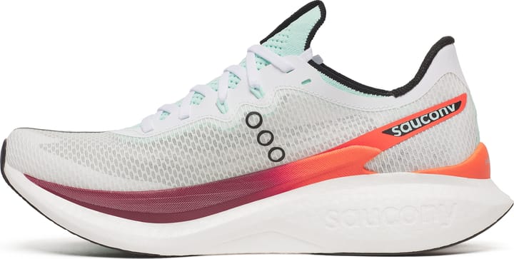 Saucony Men's Endorphin Pro 5 White/Crimson Saucony