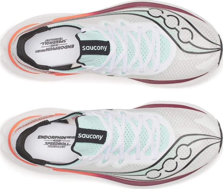 Saucony Men's Endorphin Pro 5 White/Crimson Saucony