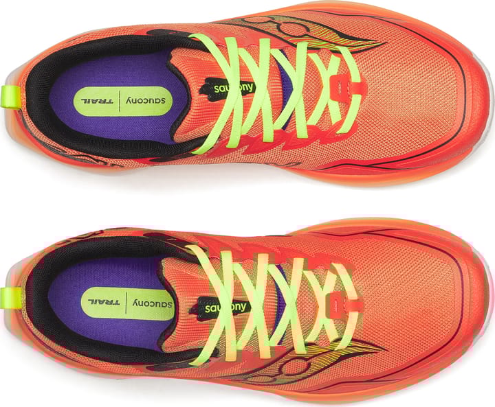 Saucony Men's Peregrine 16 Fire/black Saucony