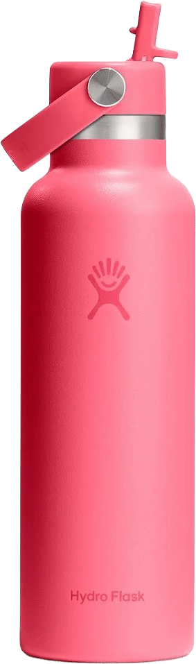 Hydro Flask 621ml Standard Flex Straw Cap Popstar Pink
