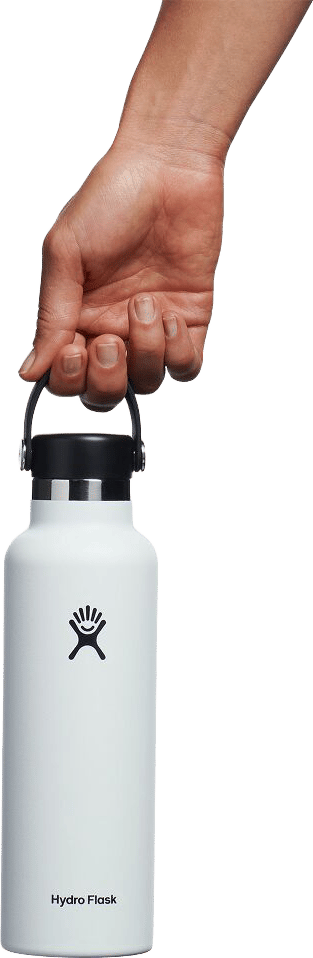 Hydro Flask 621ml Standard Flex Cap White Hydro Flask