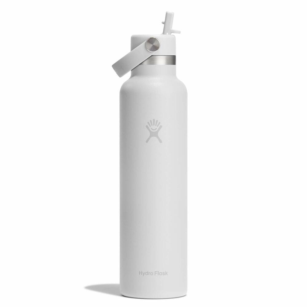 Hydro Flask 621ml Standard Flex Straw Cap White