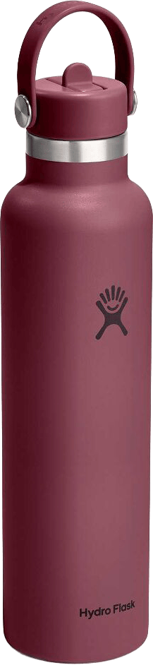 Hydro Flask 621ml Standard Flex Straw Cap Burgundy Hydro Flask