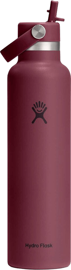 Hydro Flask 621ml Standard Flex Straw Cap Burgundy Hydro Flask