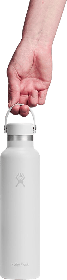 Hydro Flask Standard Flex Cap 709ml  White Hydro Flask