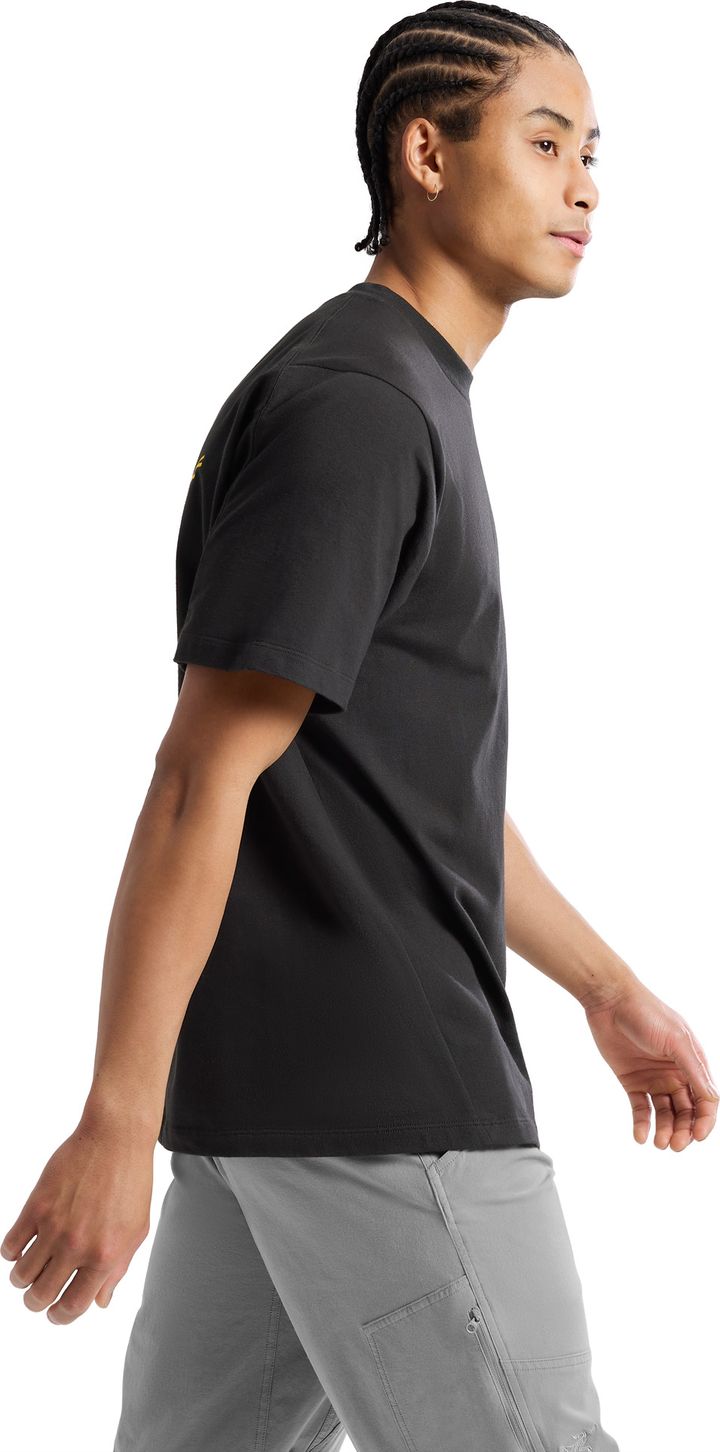 Arc'teryx Men's Kragg Cotton Logo Shortsleeve 24k Black Arc'teryx