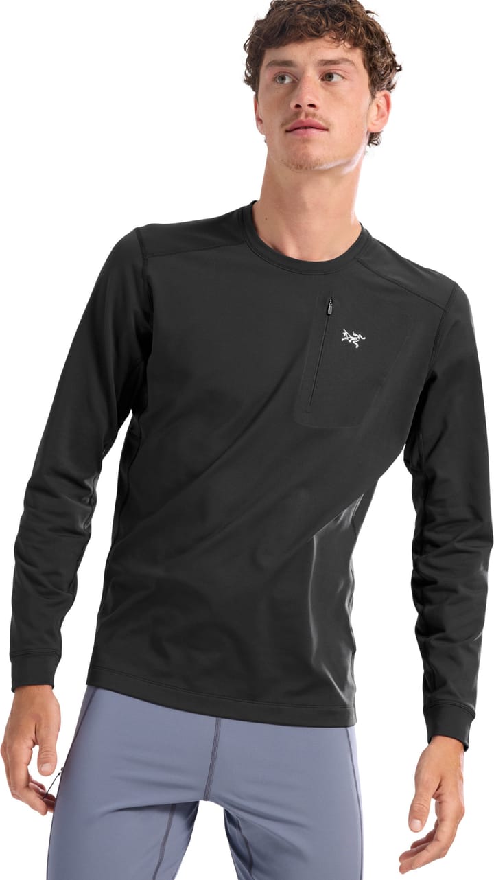 Arc'teryx Men's Rho Lt Crew Neck Black Arc'teryx
