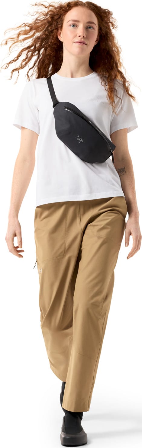 Arc'teryx Women's Kragg Sl Cotton Emblem Crew Shortsleeve White Light Arc'teryx