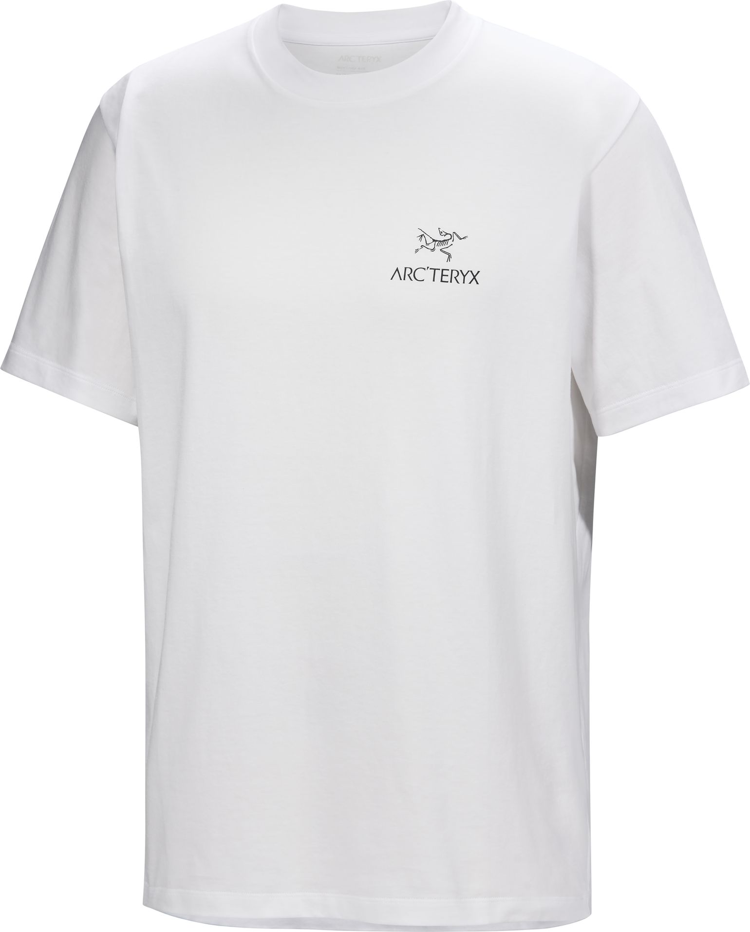 Arc'teryx Men's Kragg SL Cotton Bird Word Shortsleeve White Light/Black