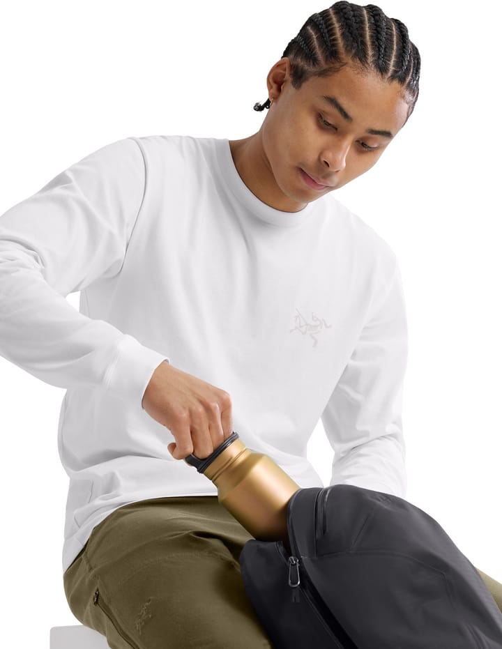 Arc'teryx Men's Kragg SL Cotton Longsleeve Shirt  White Light Arc'teryx