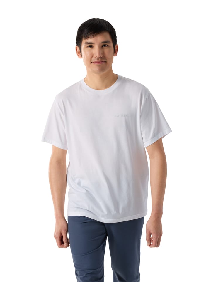 Arc'teryx Men's Kragg Sl Cotton Blurred Bird Ss White Light / Atmos Arc'teryx