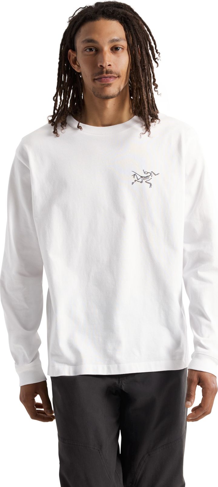 Arc'teryx Men's Kragg Cotton Longsleeve White Light / Black Arc'teryx