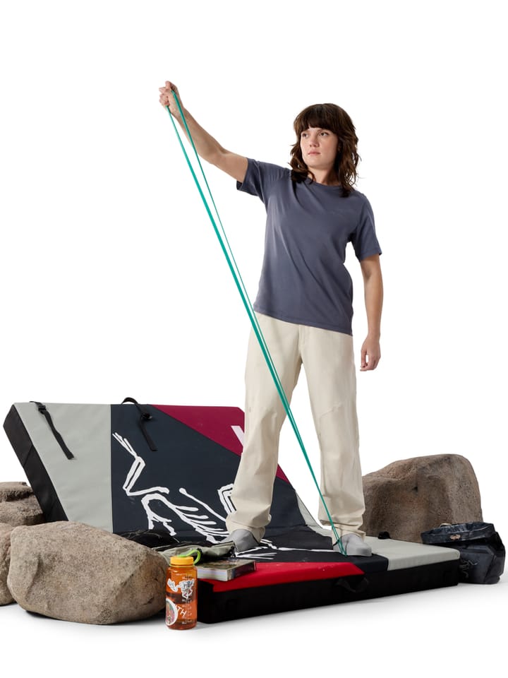 Arc'teryx Women's Kragg Sl Cotton Emblem Crew Shortsleeve Dark Stratus Arc'teryx