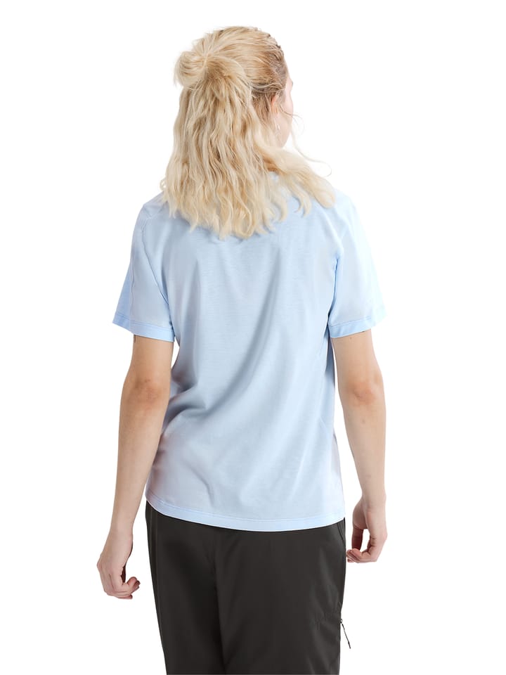 Arc'teryx Women's Kragg Sl Cotton Emblem Crew Shortsleeve Alpine Blue Arc'teryx