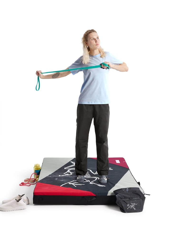 Arc'teryx Women's Kragg Sl Cotton Emblem Crew Shortsleeve Alpine Blue Arc'teryx