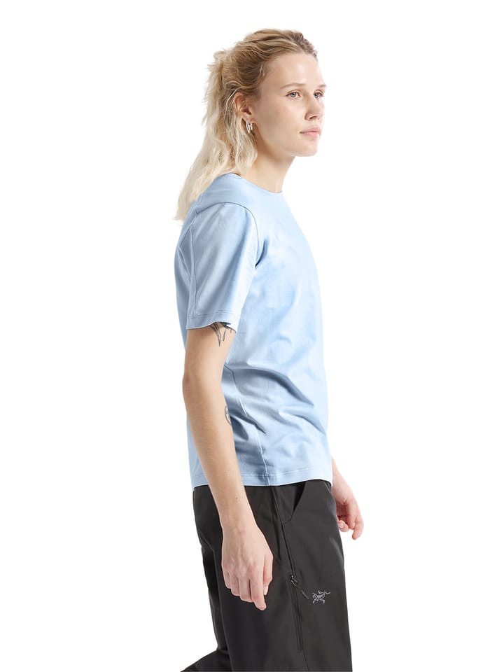 Arc'teryx Women's Kragg Sl Cotton Emblem Crew Shortsleeve Alpine Blue Arc'teryx