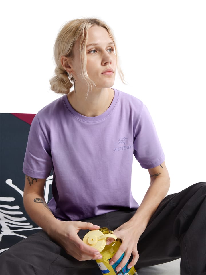 Arc'teryx Women's Kragg Sl Cotton Emblem Crew Shortsleeve Mallow Arc'teryx