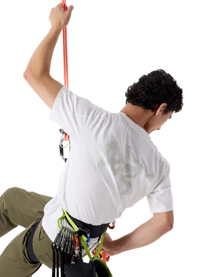 Arc'teryx Men's Kragg Sl Cotton Blurred Bird Ss White Light / Atmos Arc'teryx