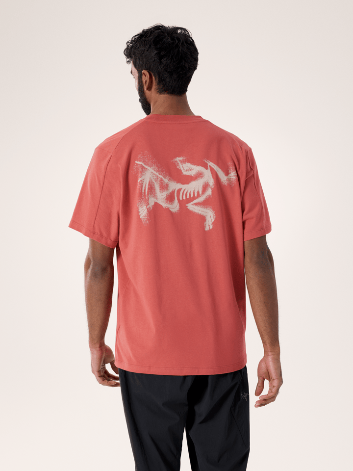 Arc'teryx Men's Kragg Sl Cotton Blurred Bird Ss Stone Red Arc'teryx