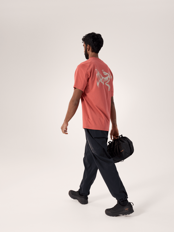 Arc'teryx Men's Kragg Sl Cotton Blurred Bird Ss Stone Red Arc'teryx