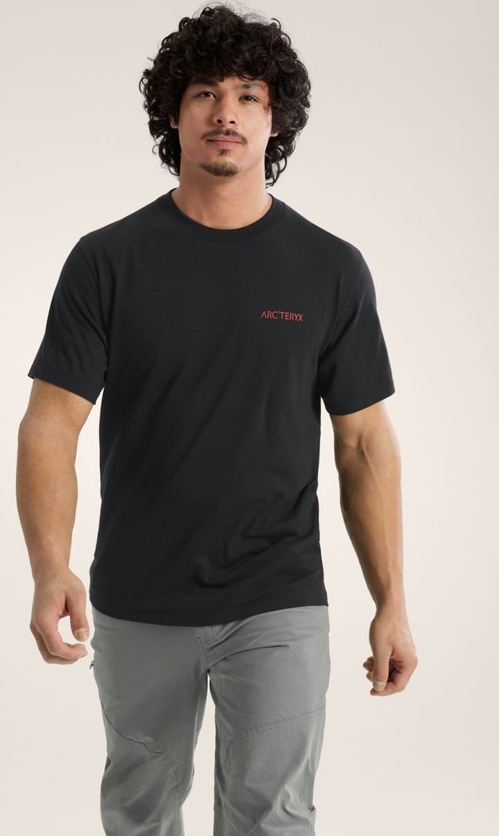 Arc'teryx Men's Kragg Sl Cotton Blurred Bird Ss Black/dynasty