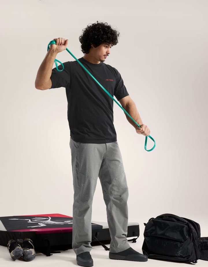 Arc'teryx Kragg SL Cotton Blurred Bird SS M Black/dynasty Arc'teryx