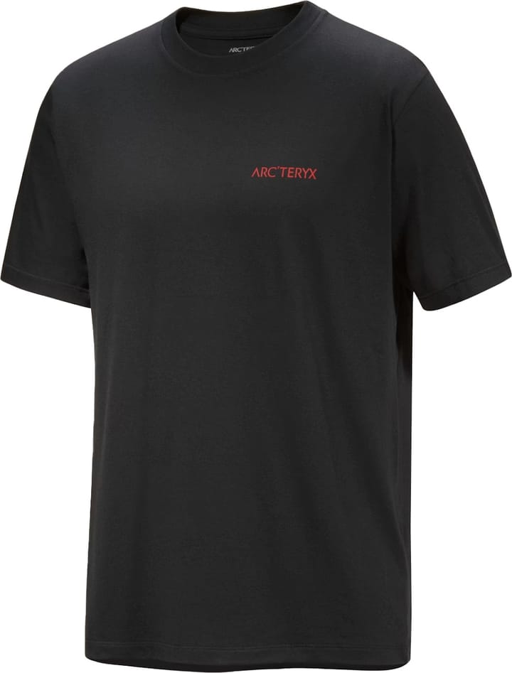 Arc'teryx Men's Kragg Sl Cotton Blurred Bird Ss Black/dynasty Arc'teryx