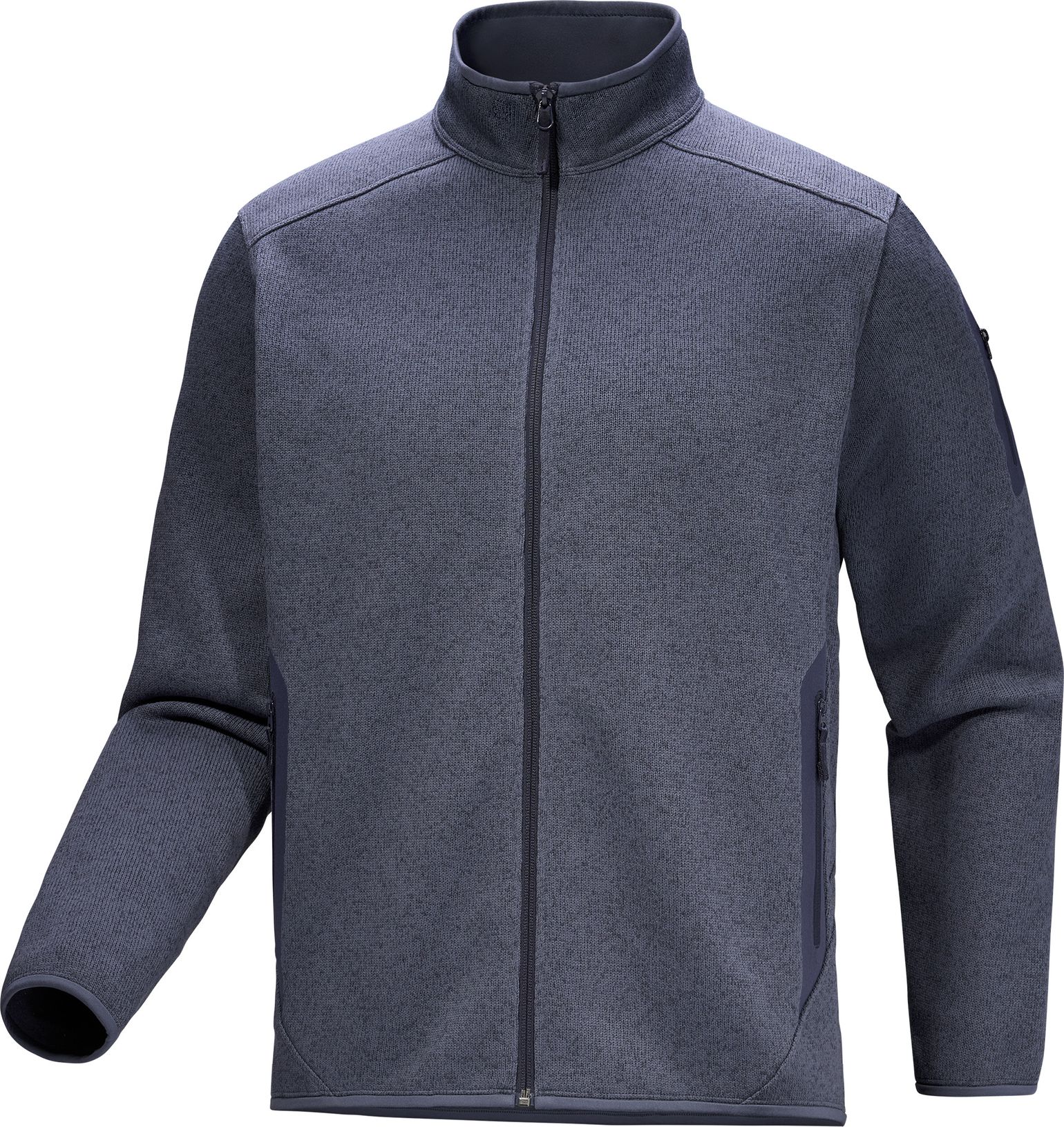 Arc'teryx Men's Covert Cardigan Dark Stratus Heather/Balck Sapphire