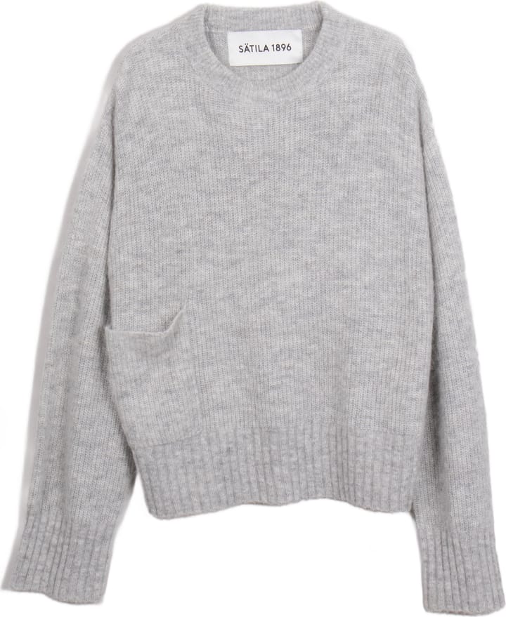 Sätila Women's Sunset Sweater Light Grey Melange Sätila