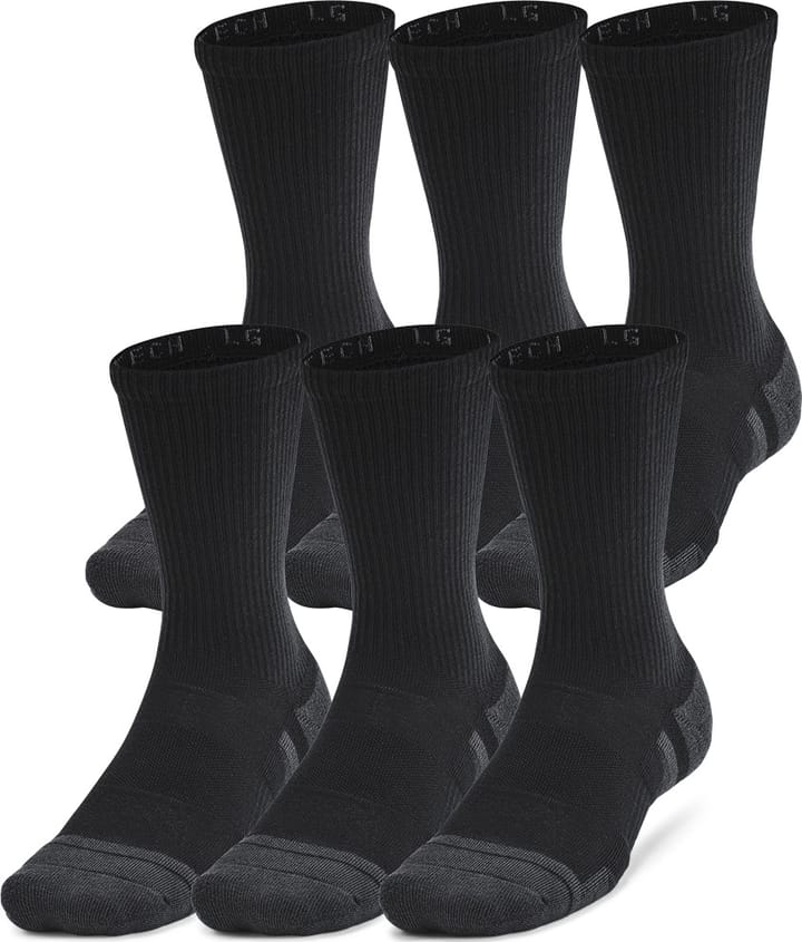 Under Armour Unisex Ua Perf Tech 6pk Crew Black Under Armour