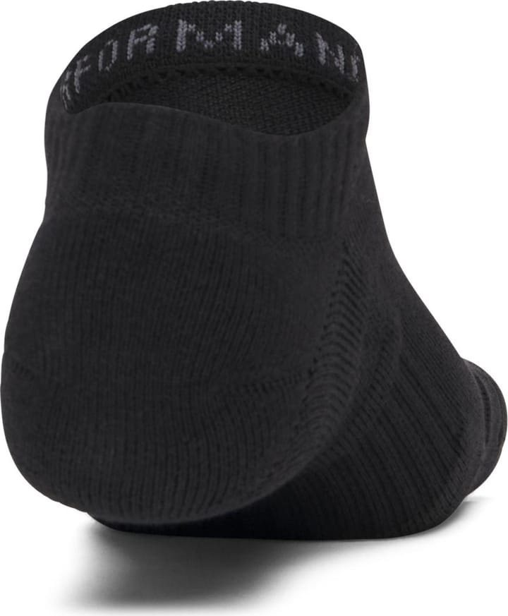 Under Armour Unisex UA Performance Cotton 3-pack No Show Socks Ultimate Black Under Armour