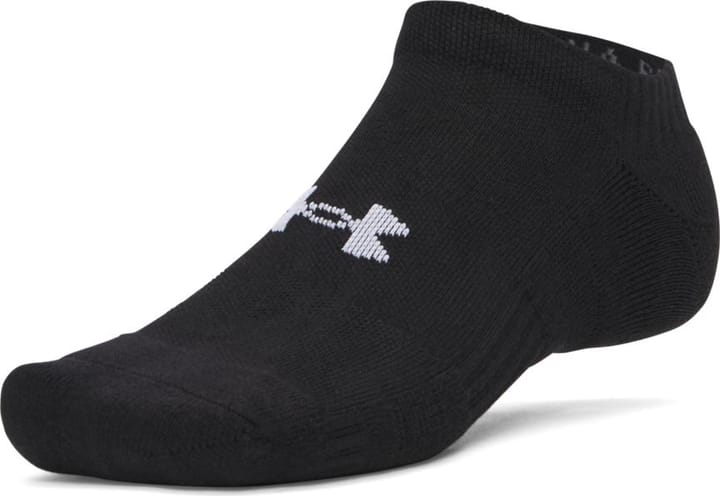 Under Armour Unisex UA Performance Cotton 3-pack No Show Socks Ultimate Black Under Armour