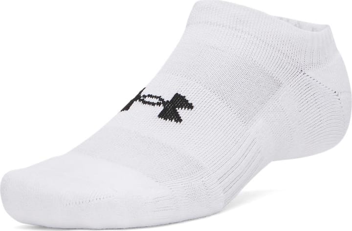 Under Armour Unisex UA Performance Cotton 3-pack No Show Socks White Under Armour