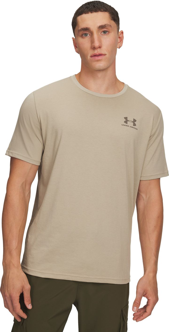 Under Armour Men's Sportstyle Left Chest Shortsleeve City Khaki Under Armour